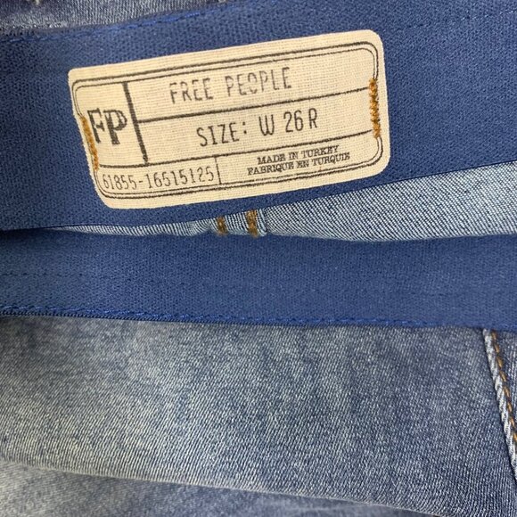 Free People Pull-On Flare Jeans – Size 26 - Picture 7 of 11